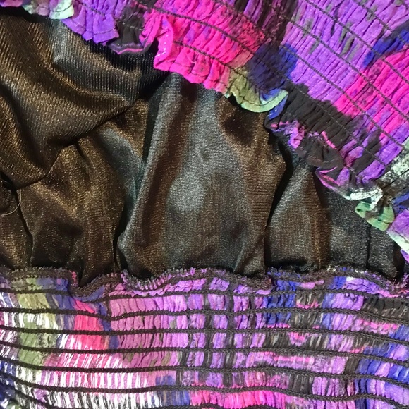 Vintage 80's Notations Artsy Retro Blouse Top LG - Picture 6 of 8